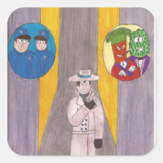 Adesivo Quadrado O cobrir das Balas Bourbon #1 Stickers!