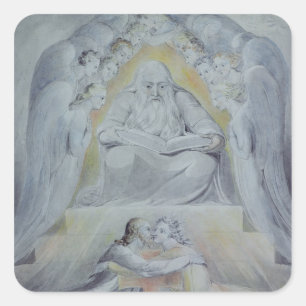 Adesivo Quadrado O compaixão e a verdade são encontrados junto