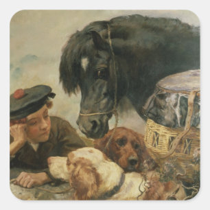 Adesivo Quadrado O Companheiro do Gamekeeper