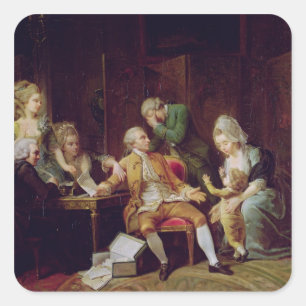 Adesivo Quadrado O Contrato quebrado