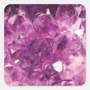 Adesivo Quadrado O Cristal Violeta