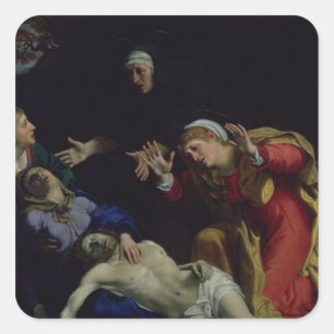 Adesivo Quadrado O cristo inoperante lamentado, c.1604