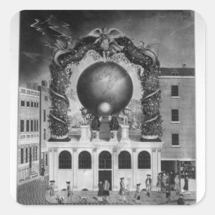 Adesivo Quadrado O débito náutico de 1782