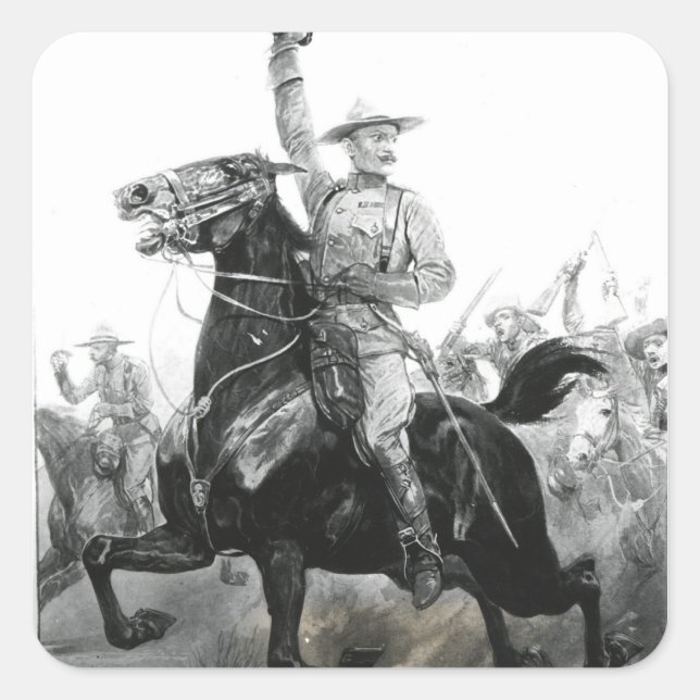 Adesivo Quadrado O Defensor de Mafeking (Frente)