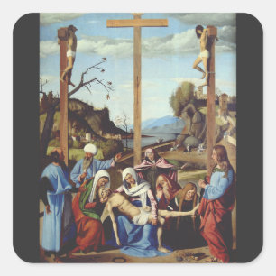 Adesivo Quadrado O Depósito de Jesus Cristo