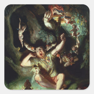 Adesivo Quadrado O desencantamento do Fundo