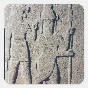 Adesivo Quadrado O deus Uomi do Hittite, Karkemish