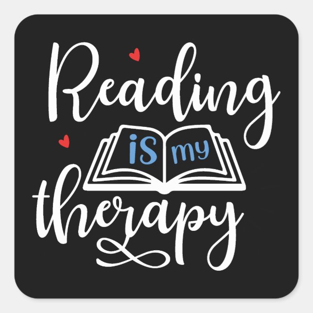 Adesivo Quadrado O Dia Mundial do Livro é Aprendizagem (Frente)