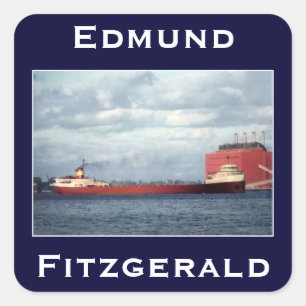 Adesivo Quadrado O Edmund Fitzgerald