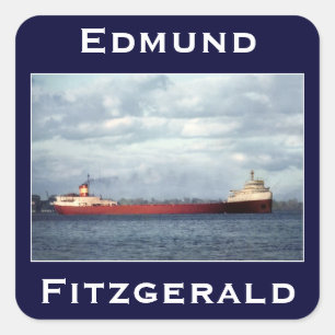 Adesivo Quadrado O Edmund Fitzgerald