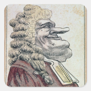 Adesivo Quadrado O Edmund muito honorável Burke0