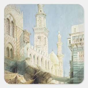 Adesivo Quadrado O EL Gohargiyeh de Sharia, o Cairo