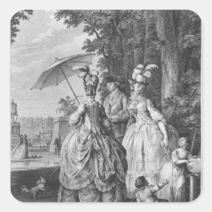 Adesivo Quadrado O encontro para Marly