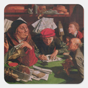 Adesivo Quadrado O escritório de advogado, c.1545