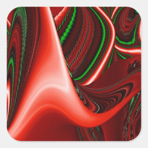 Adesivo Quadrado O espírito do amor e da esperança Abstrato 3D Ra