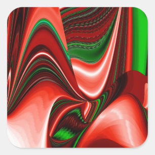 Adesivo Quadrado O espírito do Amor e da Esperança Abstrato 3D Ra