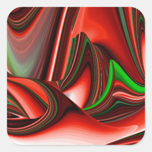Adesivo Quadrado O espírito do amor e da esperança Abstrato 3D Rain