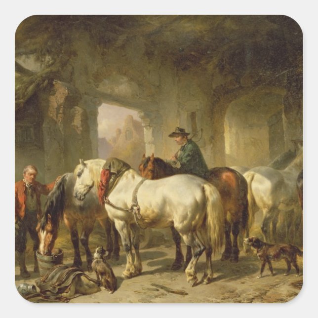 Adesivo Quadrado O Estável (Frente)