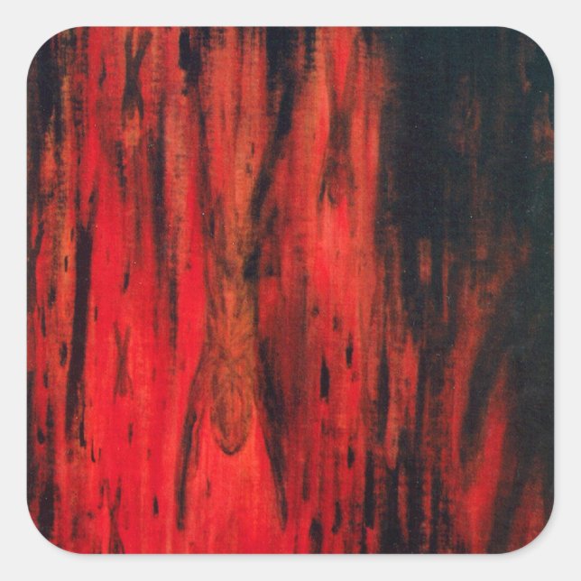 Adesivo Quadrado O executor (Frente)