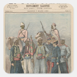 Adesivo Quadrado O Exército Colonial