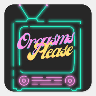 Adesivo Quadrado O-Face, por favor