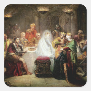 Adesivo Quadrado O fantasma de Banquo