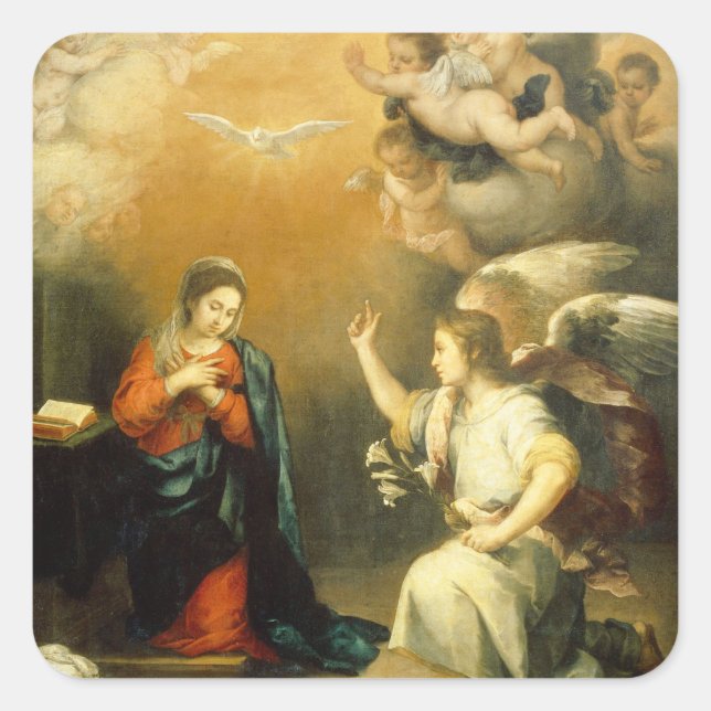 Adesivo Quadrado O Feriado Virgem (Frente)