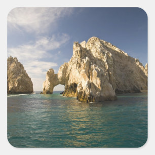 Adesivo Quadrado O fim da terra, o arco próximo a Cabo San Lucas, 