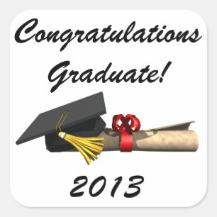 ADESIVO QUADRADO O FORMANDO -