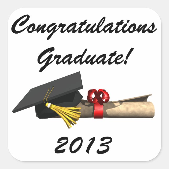 ADESIVO QUADRADO O FORMANDO - (Frente)