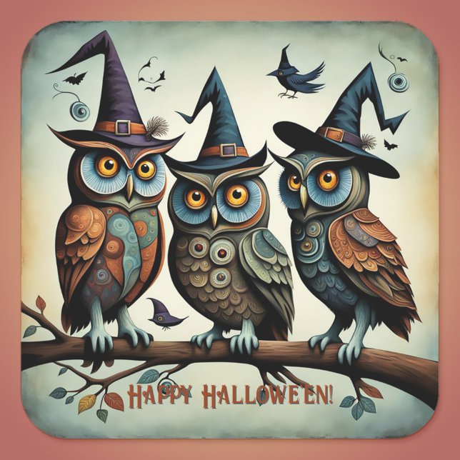 Adesivo Quadrado O forno de penas (Criador carregado)