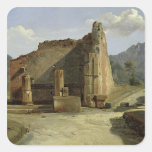 Adesivo Quadrado O fórum de Pompeii