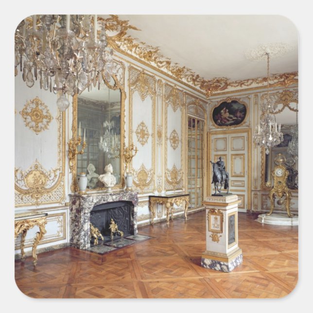 Adesivo Quadrado O Gabinete de la Pendule (Frente)