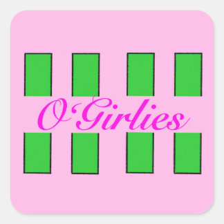 Adesivo Quadrado O’Girlies Sticker