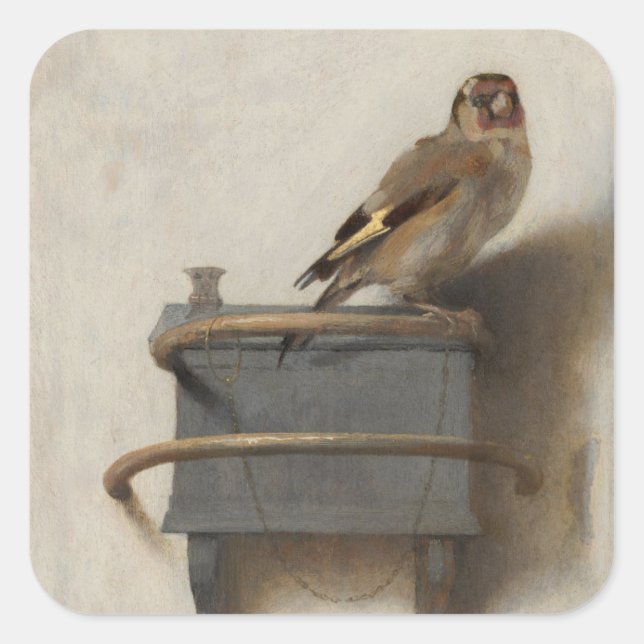 Adesivo Quadrado O Goldfinch (Frente)