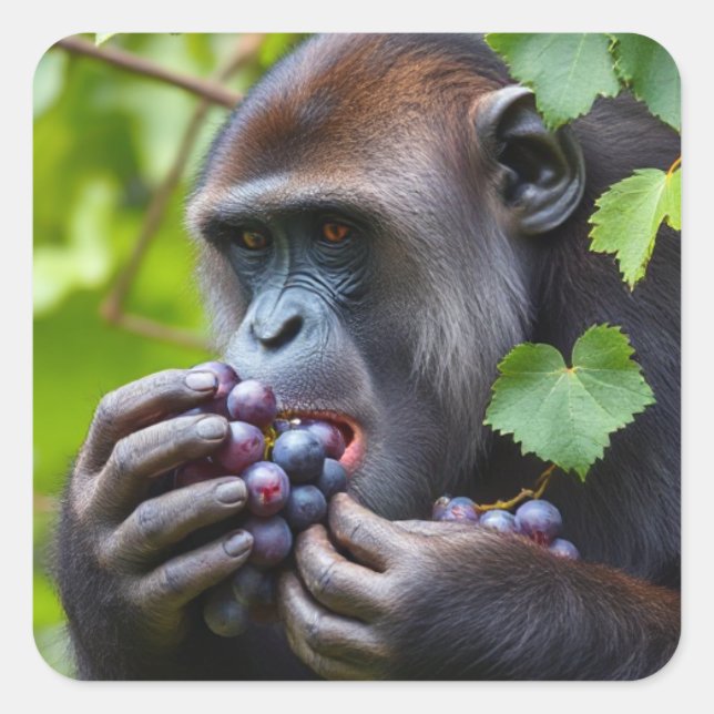 Adesivo Quadrado O "grAPE" (Frente)