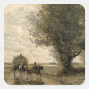 Adesivo Quadrado O Haycart, C. 1860