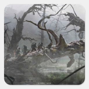 Adesivo Quadrado O HOBBIT : DESOLAMENTO DO Conceito SMAUG™ Artigo