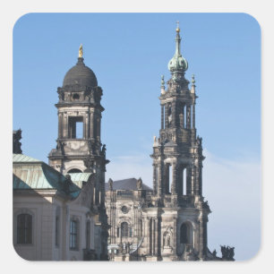 Adesivo Quadrado O hofkirche (Igreja da Corte) Dresden