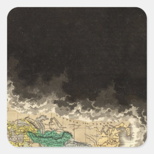 Adesivo Quadrado O império romano no ANÚNCIO da idade Augustan 1