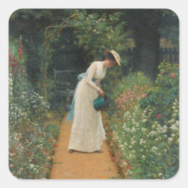 Adesivo Quadrado O Jardim da Minha Senhora Leighton