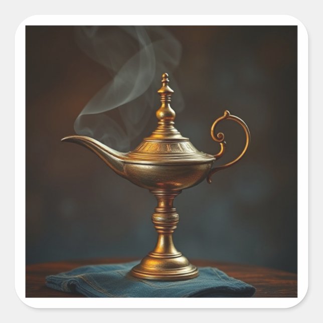 Adesivo Quadrado O "JEANie" (Frente)