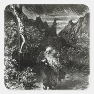 Adesivo Quadrado O judeu vagabundo