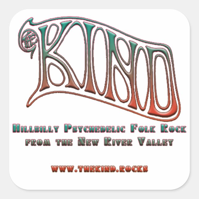 Adesivo Quadrado O Kind Sticker (Frente)