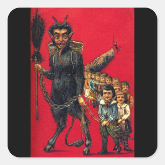 Adesivo Quadrado O Krampus