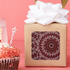 Adesivo Quadrado O Labirinto Escarlate