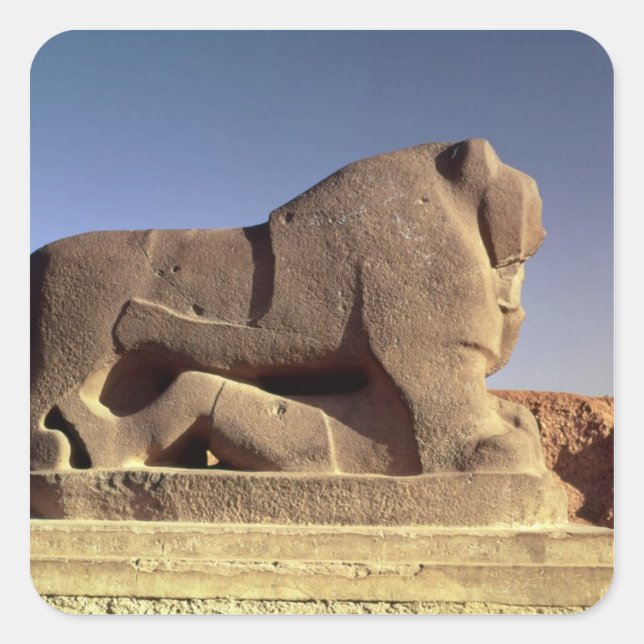 Adesivo Quadrado O Leão da Babilônia (Frente)