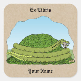 Adesivo Quadrado O Livreto do Verme Lambton