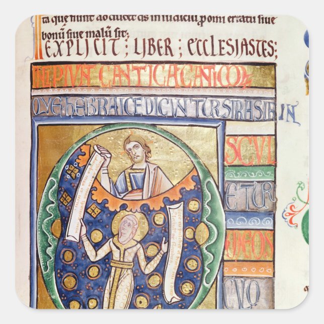 Adesivo Quadrado O Livro de Eclesiastes (Frente)