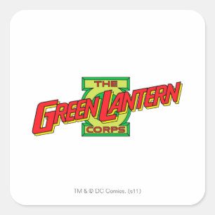 Adesivo Quadrado O logotipo do corpo da lanterna de Gren